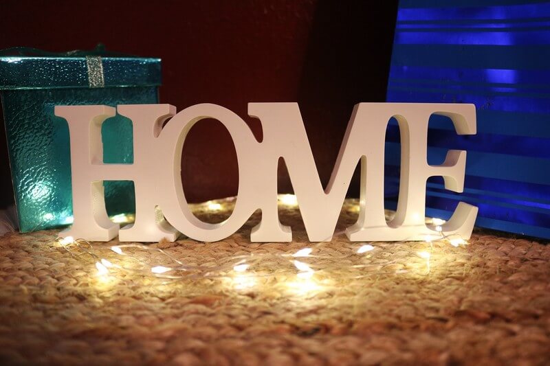 DIY Project HOME sign made using PermaStone™ Casting Compound